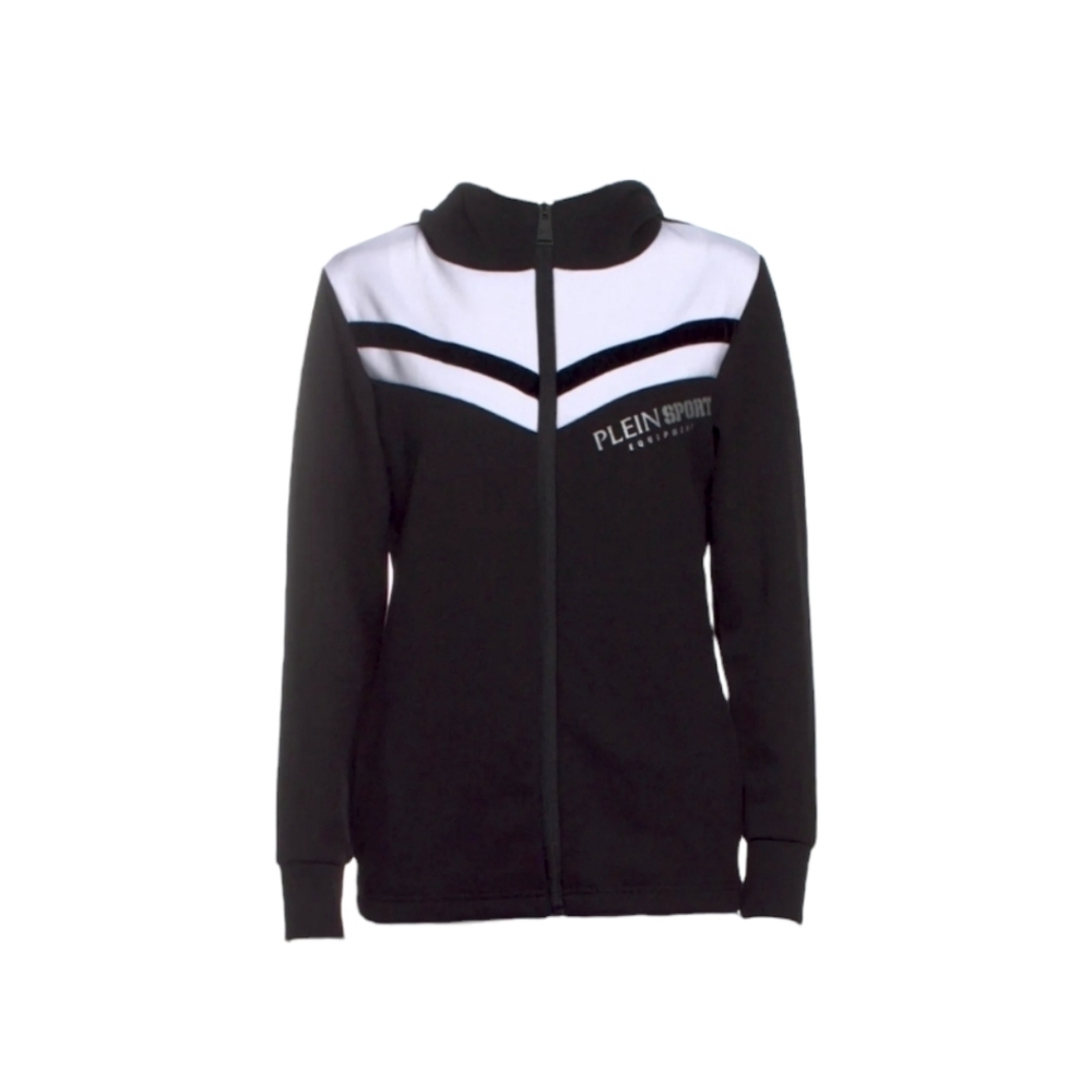 NWT Philipp Plein Black & White Zip Up Hoodie